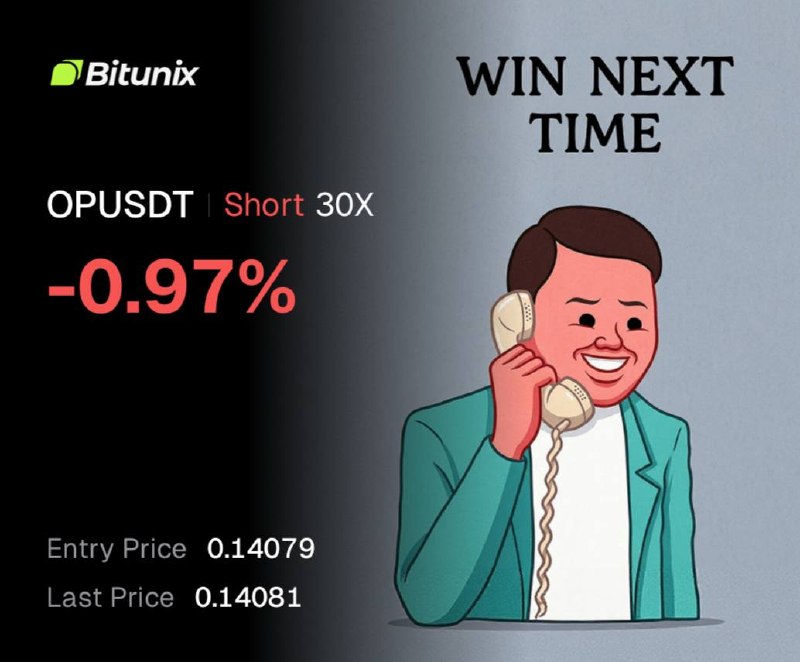 OPUSDT SHORT signal screenshot by ANNA TRADE