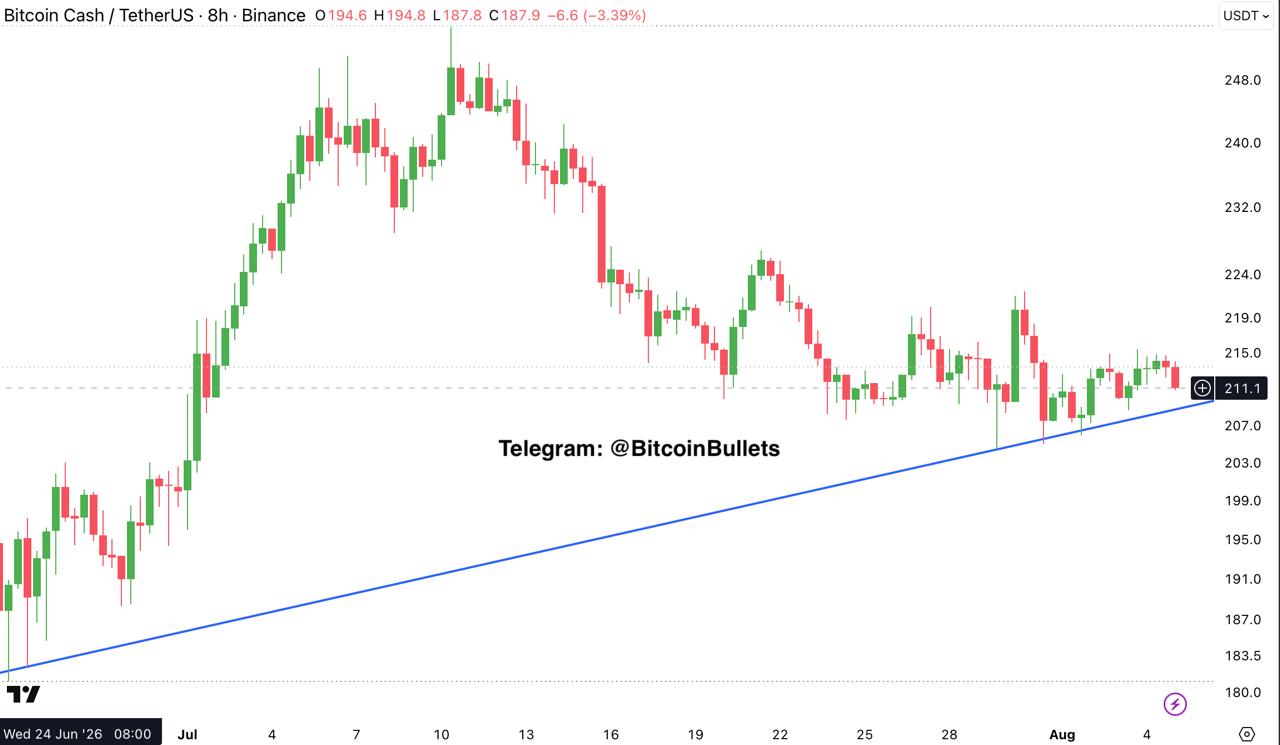 BCHUSDT — chart from the original post by Bitcoin Bullets®