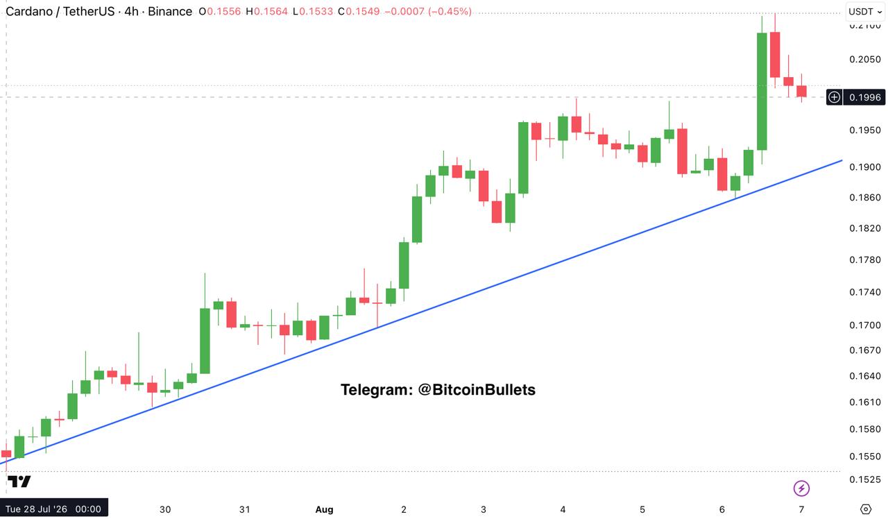 ADAUSDT — chart from the original post by Bitcoin Bullets®