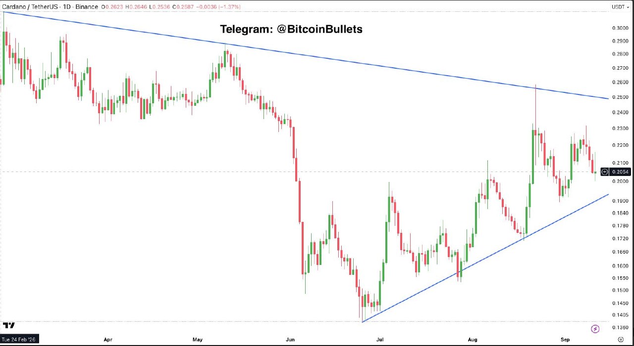 ADAUSDT — chart from the original post by Bitcoin Bullets®