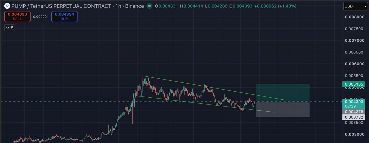اسکرین‌شات سیگنال PUMPUSDT LONG از Blockchain Usa Official ( Binance ) 🐋