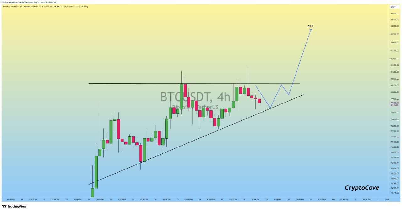 BTCUSDT LONG signal screenshot by Crypto Cove