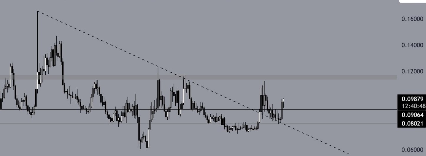 XPLUSDT LONG signal screenshot by Crypto King Keyur
