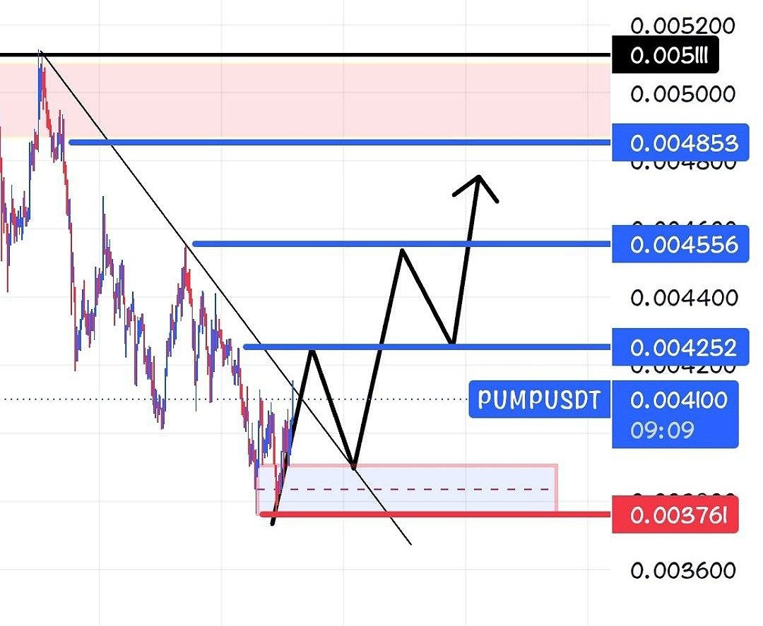Скриншот сигнала PUMPUSDT LONG от Crypto Persian Gulf