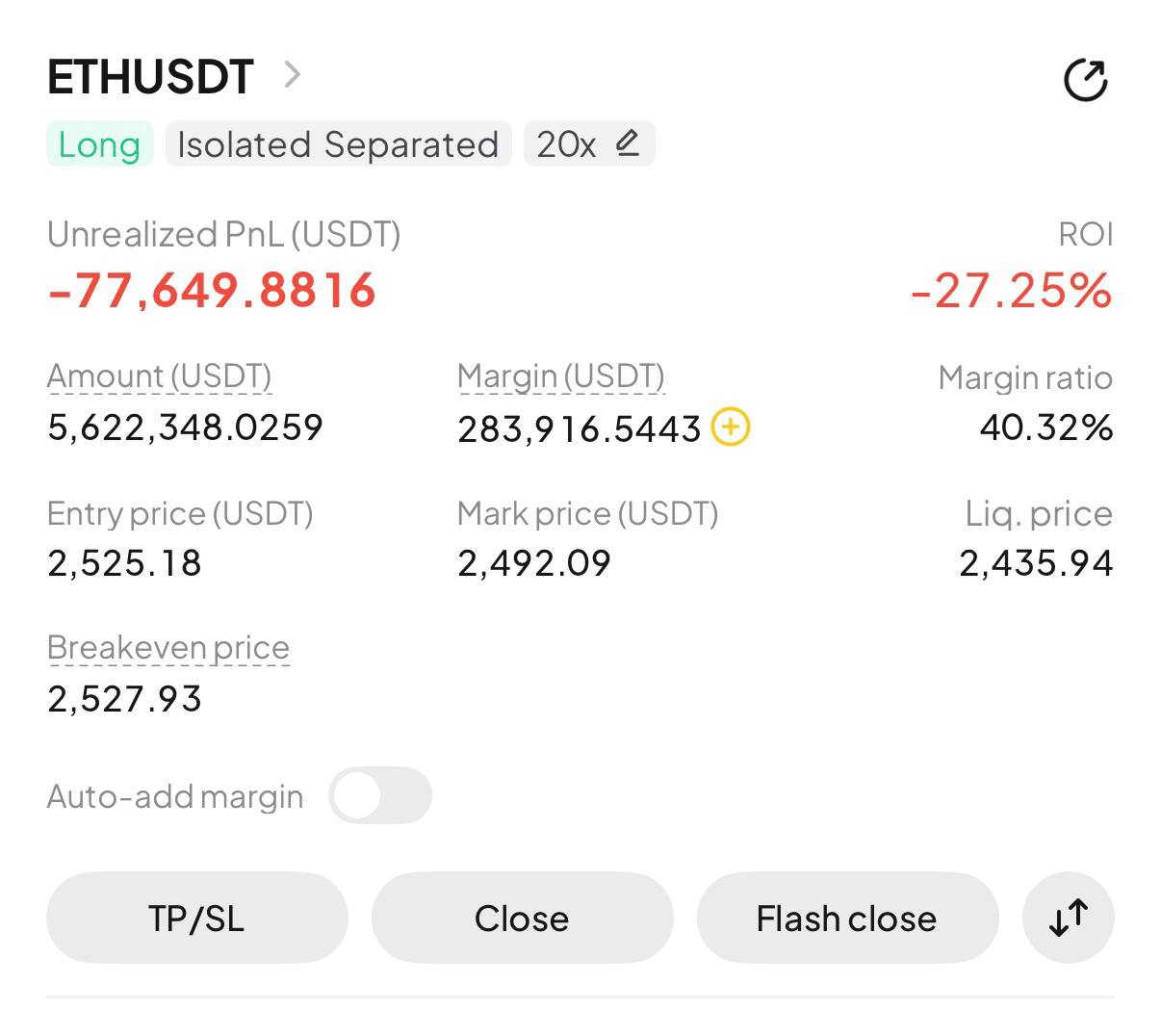 ETHUSDT LONG signal screenshot by CRYPTO AMAN