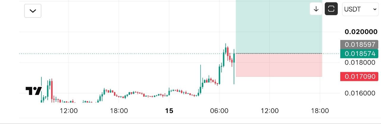 AKEUSDT LONG signal screenshot by Crypto NewYork