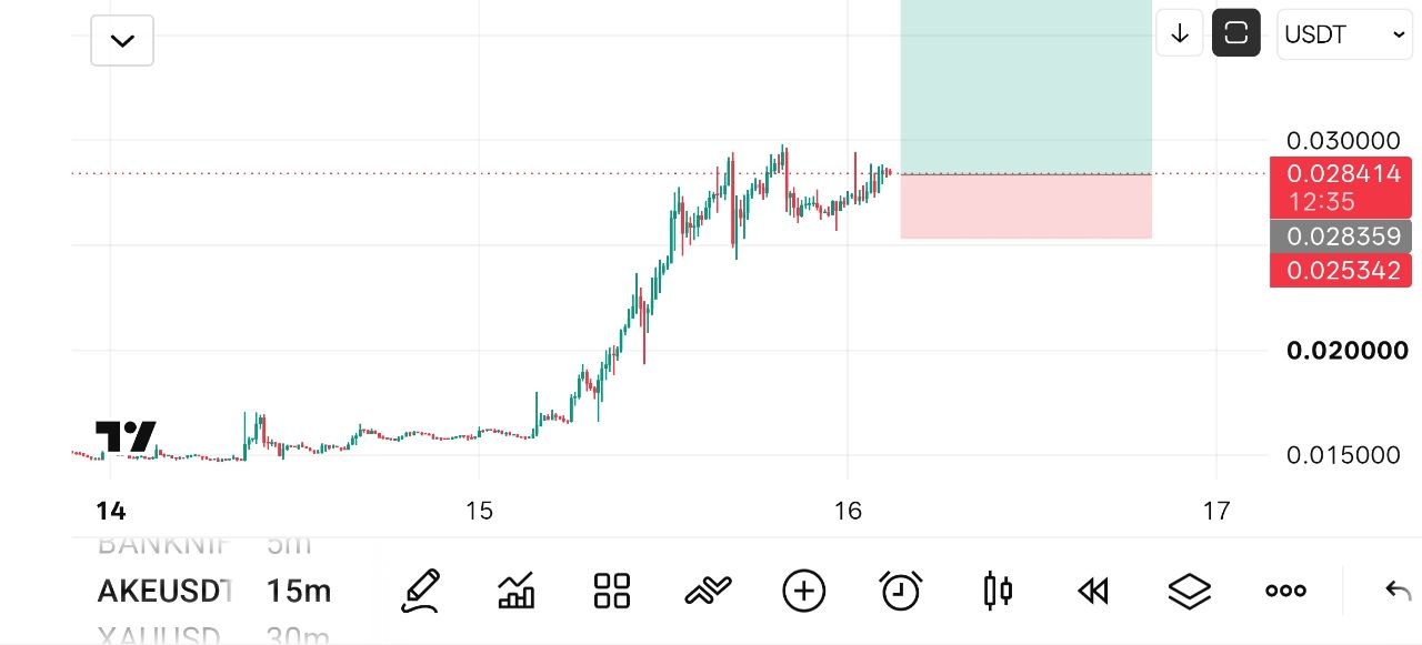 Скриншот сигнала AKEUSDT LONG от Crypto NewYork