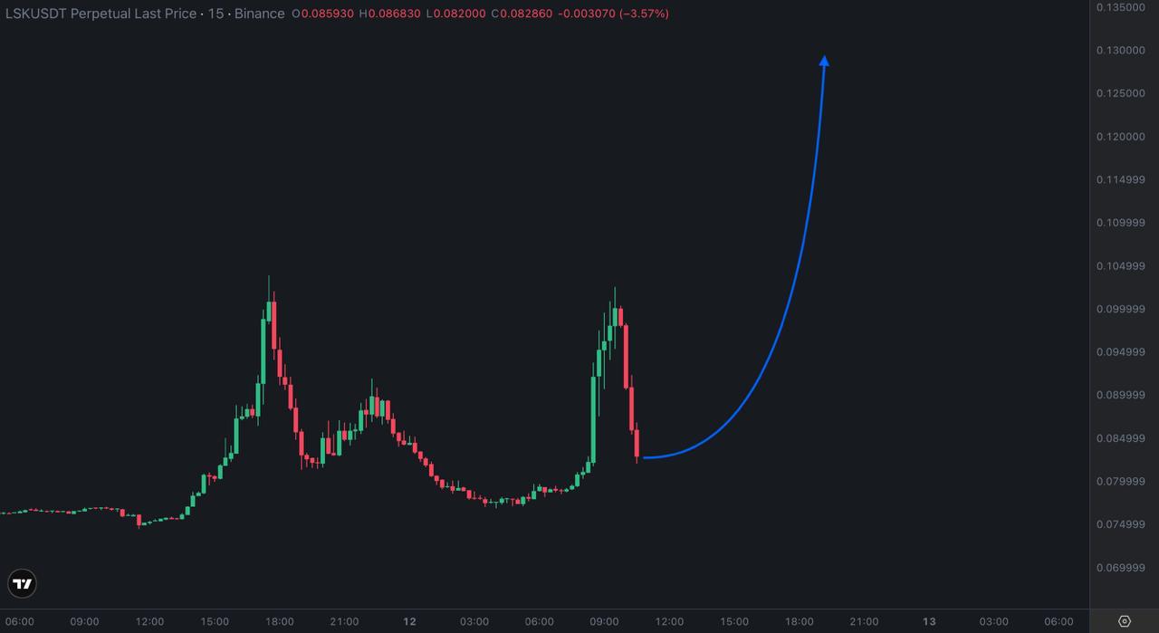 LSKUSDT LONG signal screenshot by Fed Russian Insiders