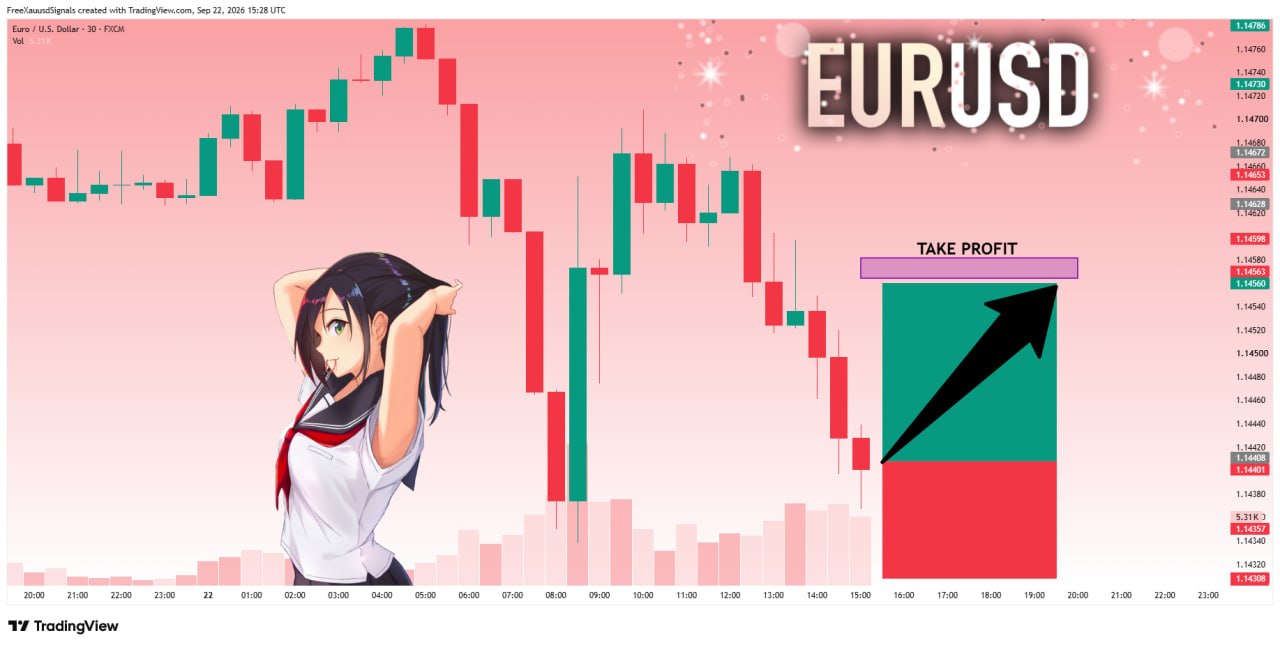 اسکرین‌شات سیگنال EURUSD LONG از goldprincess