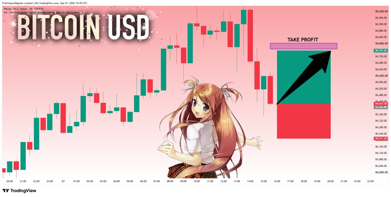 اسکرین‌شات سیگنال BTCUSDT LONG از goldprincess