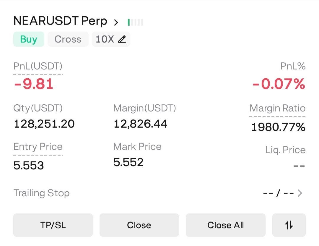 NEARUSDT LONG signal screenshot by Gorilla Crypto