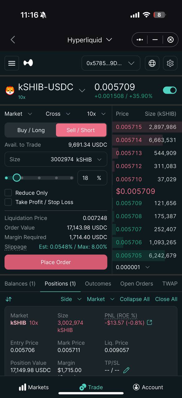 SHIBUSDT SHORT signal screenshot by Javad Trade💰