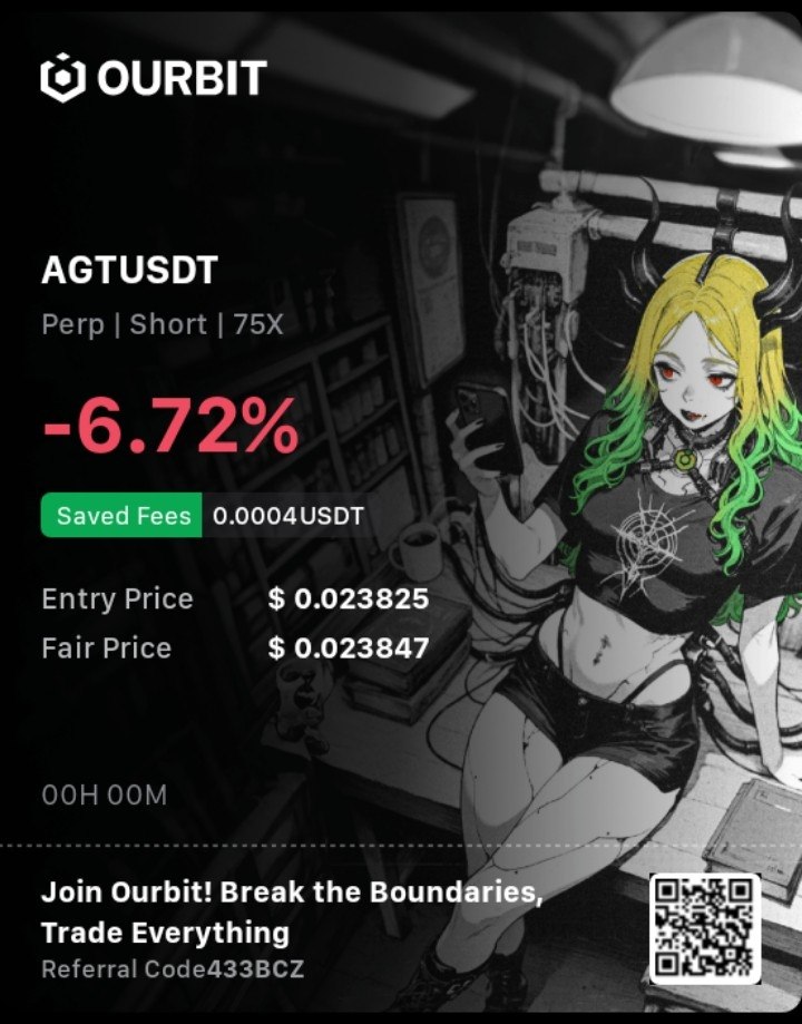 AGTUSDT SHORT signal screenshot by SalehiCryptoVIP
