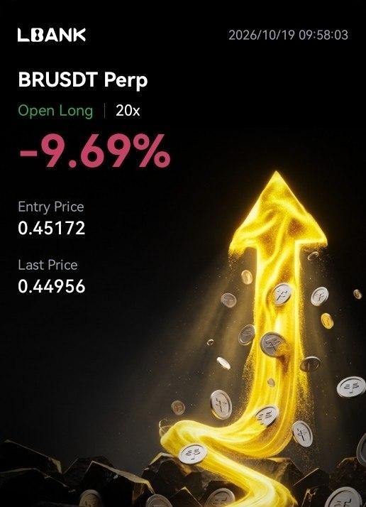 BRUSDT LONG signal screenshot by SalehiCryptoVIP