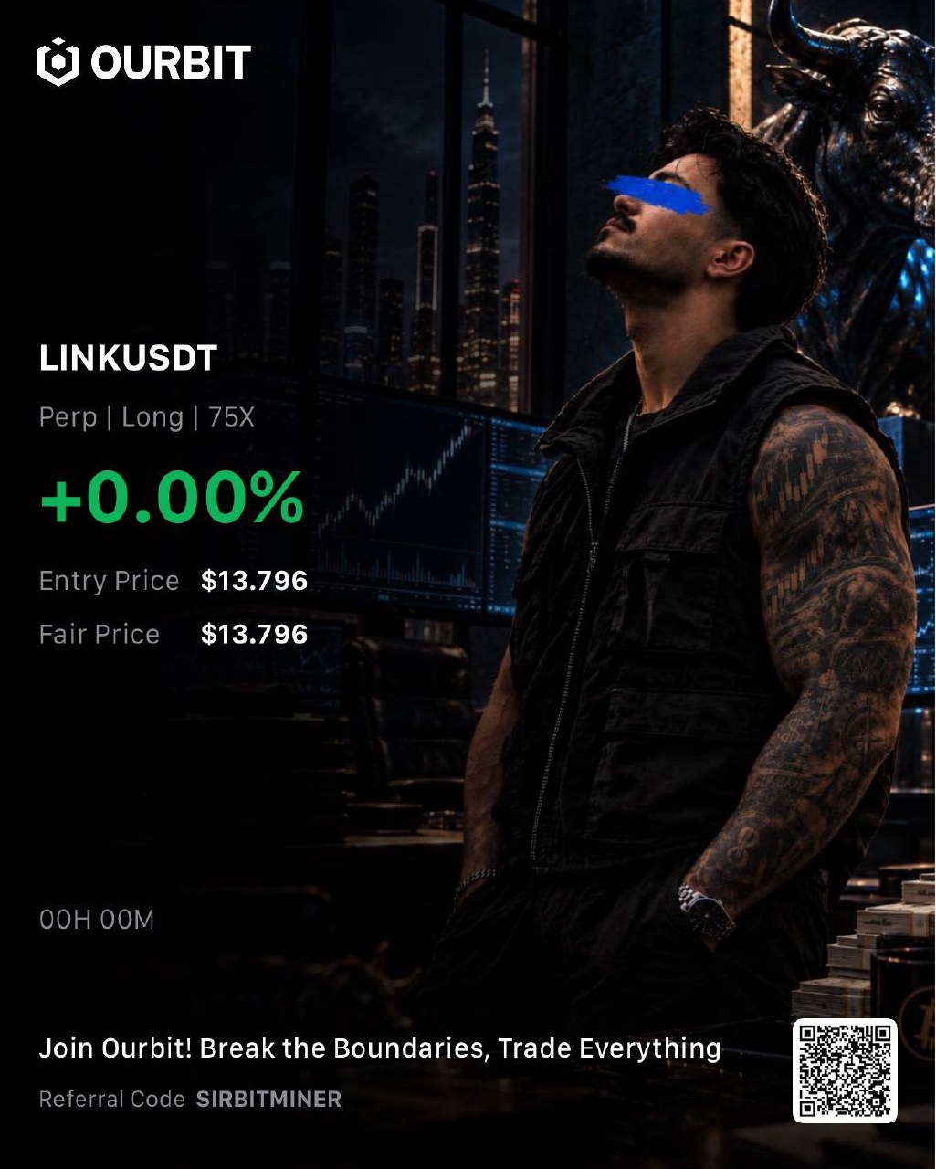 اسکرین‌شات سیگنال LINKUSDT LONG از Sir BitMiner | Trade🌪️