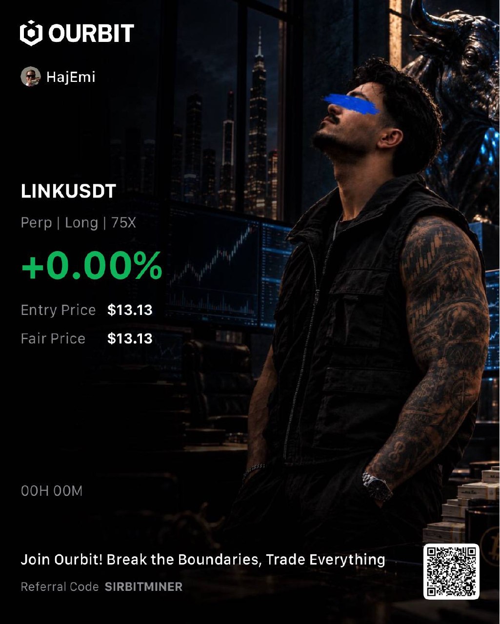 LINKUSDT LONG signal screenshot by Sir BitMiner | Trade🌪️