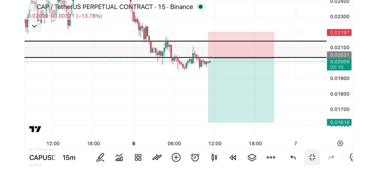 Скриншот сигнала CAPUSDT SHORT от Fat pig signalso