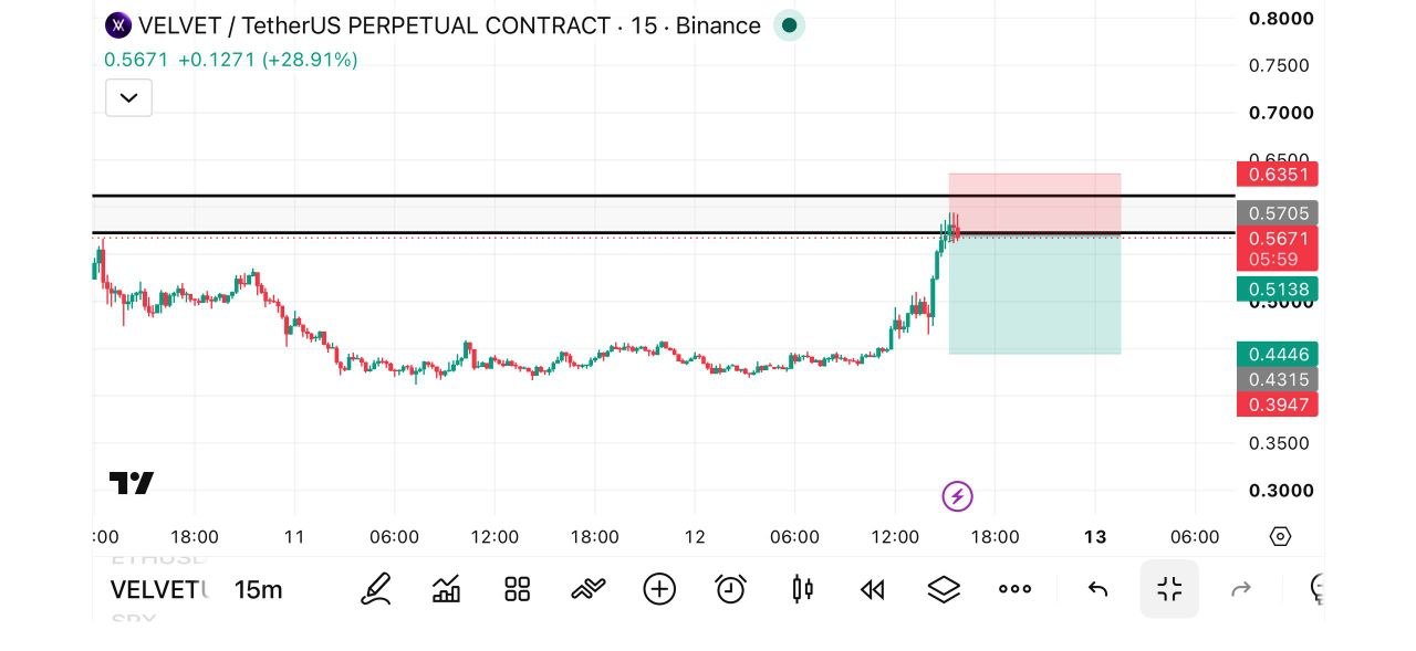 VELVETUSDT SHORT signal screenshot by Fat pig signalso
