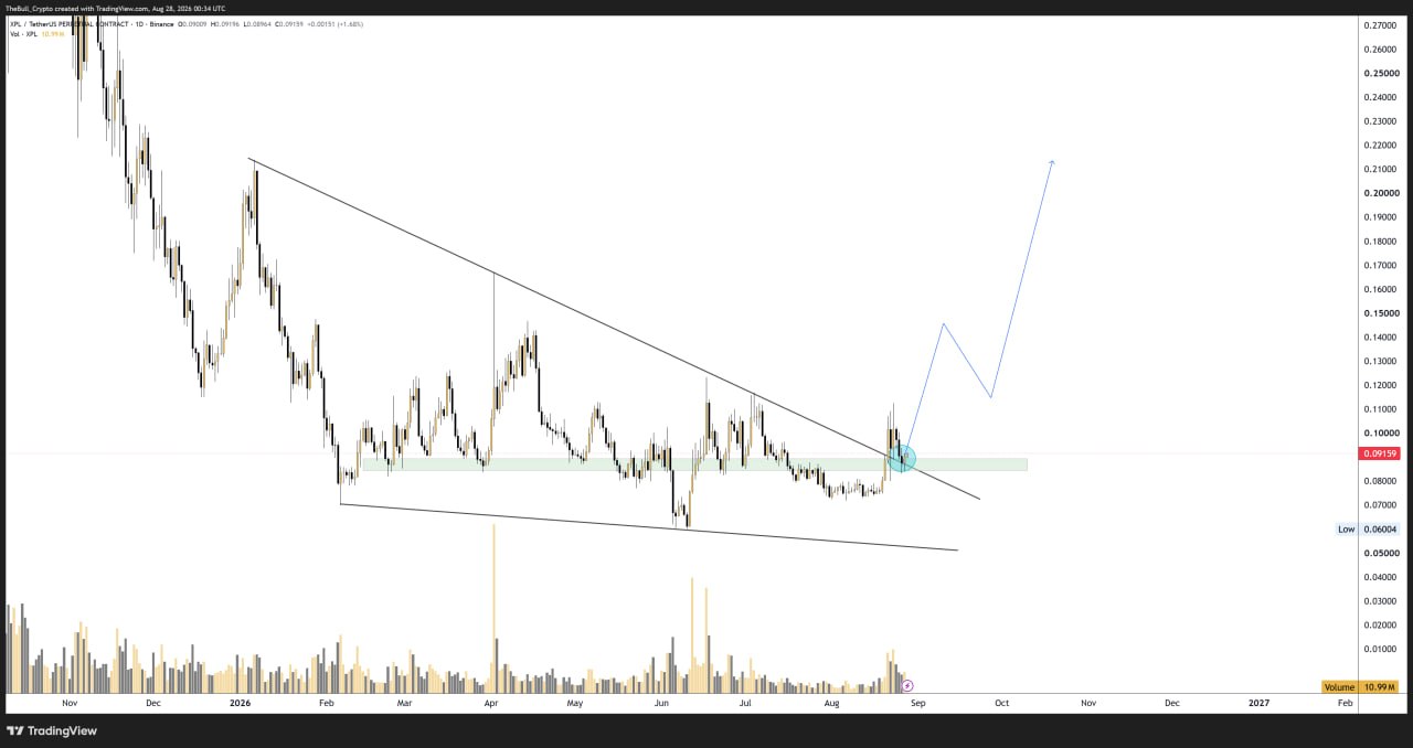 XPLUSDT LONG signal screenshot by The Bull
