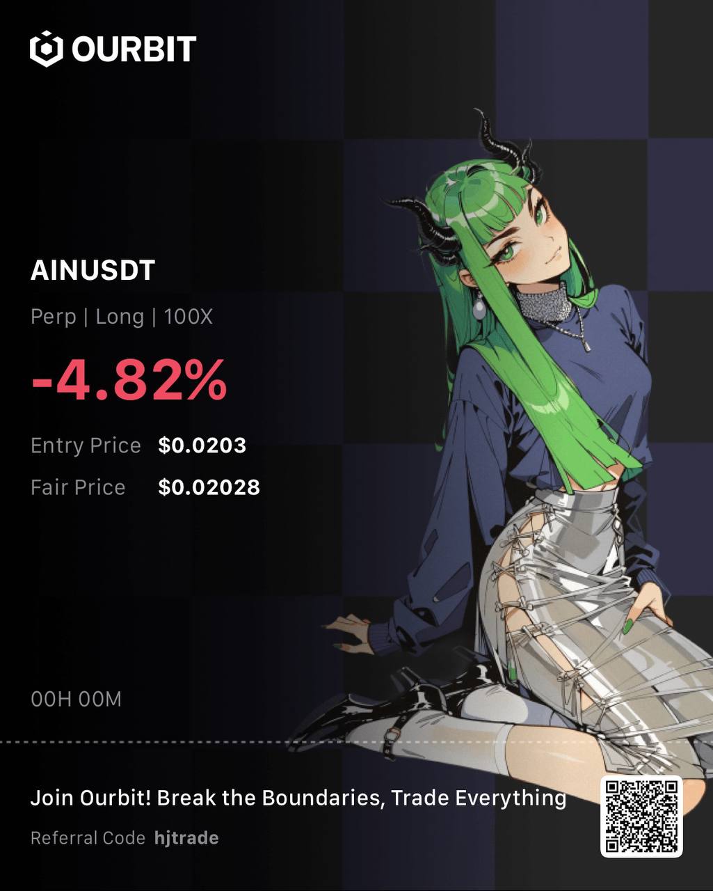 AINUSDT LONG signal screenshot by تیگنال | ترید سیگنال