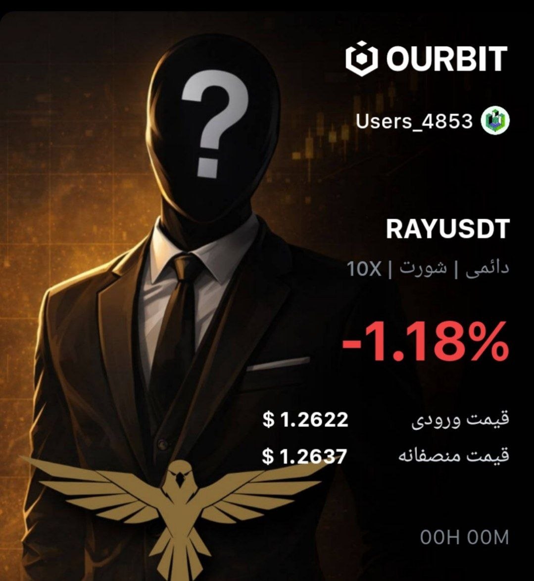 اسکرین‌شات سیگنال RAYUSDT SHORT از Trade Nobody