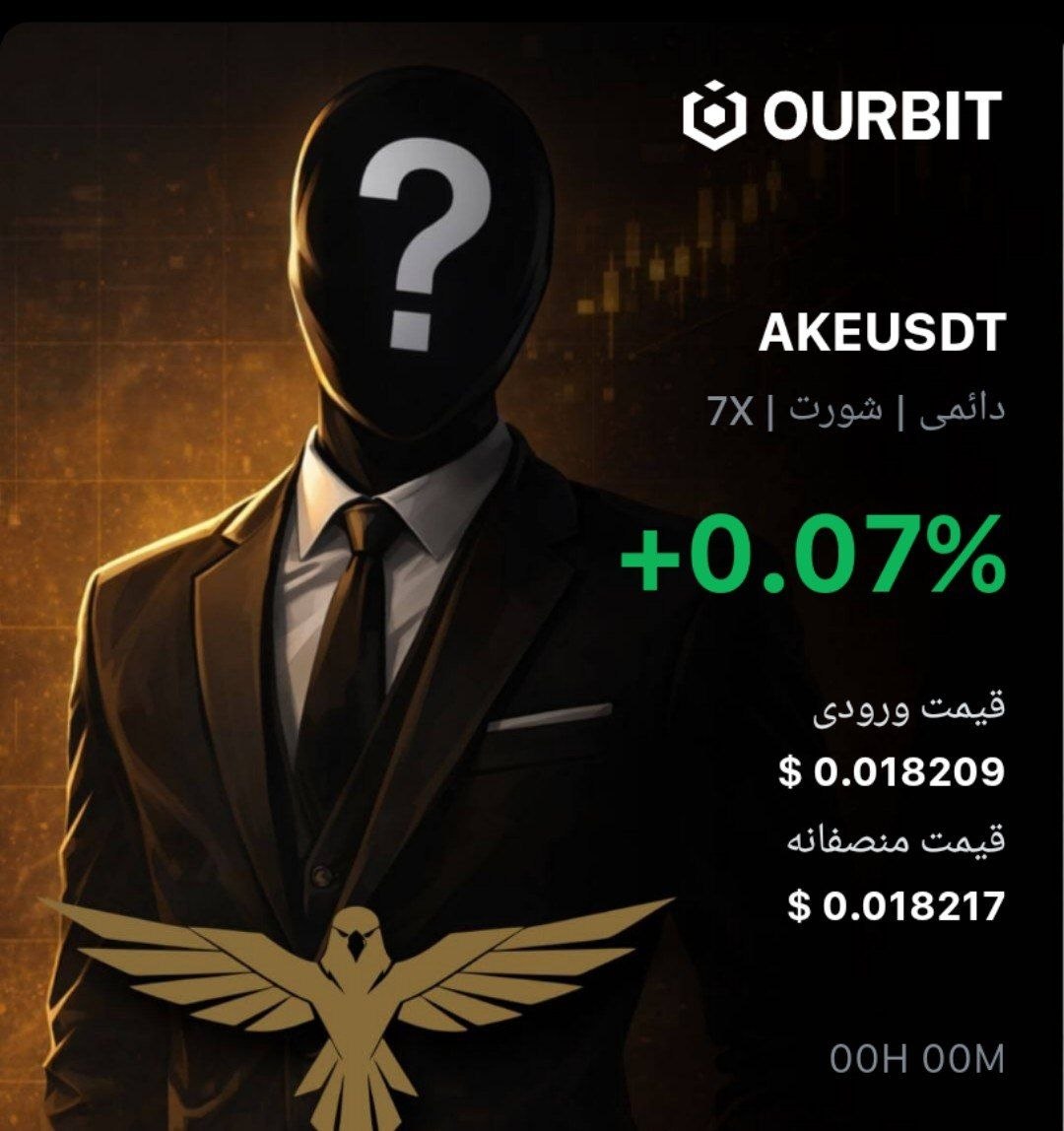 Скриншот сигнала AKEUSDT SHORT от Trade Nobody