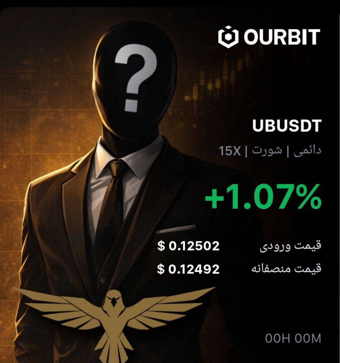 UBUSDT SHORT signal screenshot by Trade Nobody