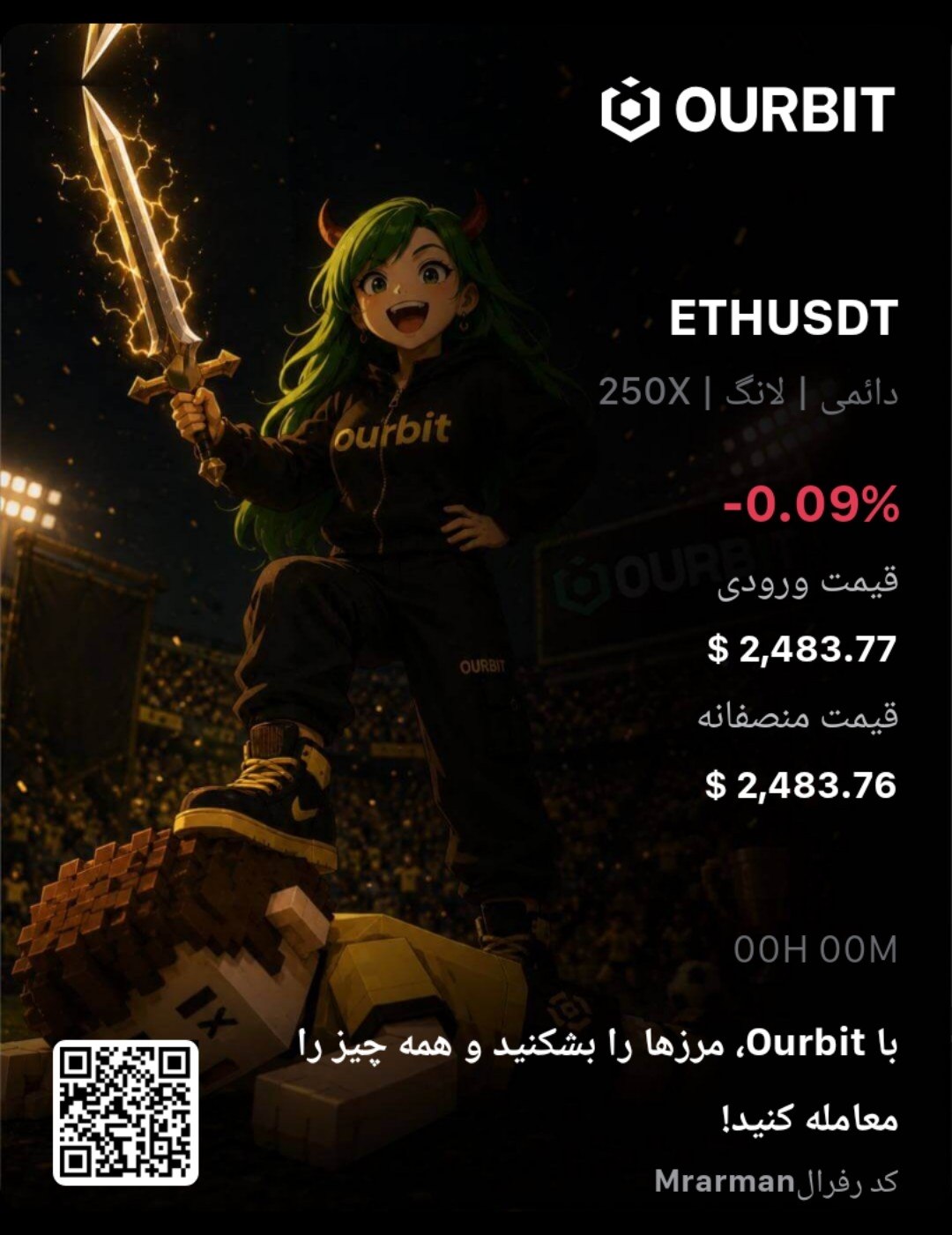 ETHUSDT LONG signal screenshot by Trade Nobody