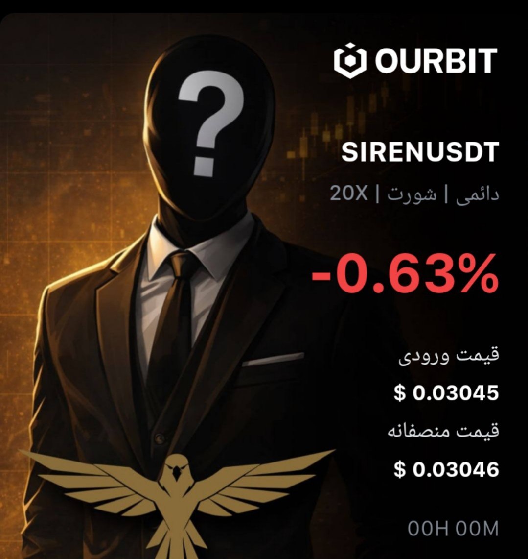 SIRENUSDT SHORT signal screenshot by Trade Nobody