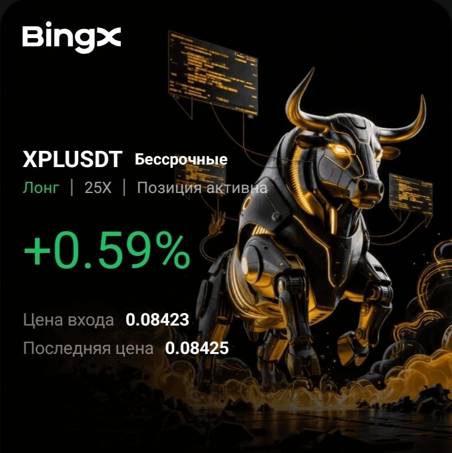XPLUSDT LONG signal screenshot by Трейдинг Сигналы