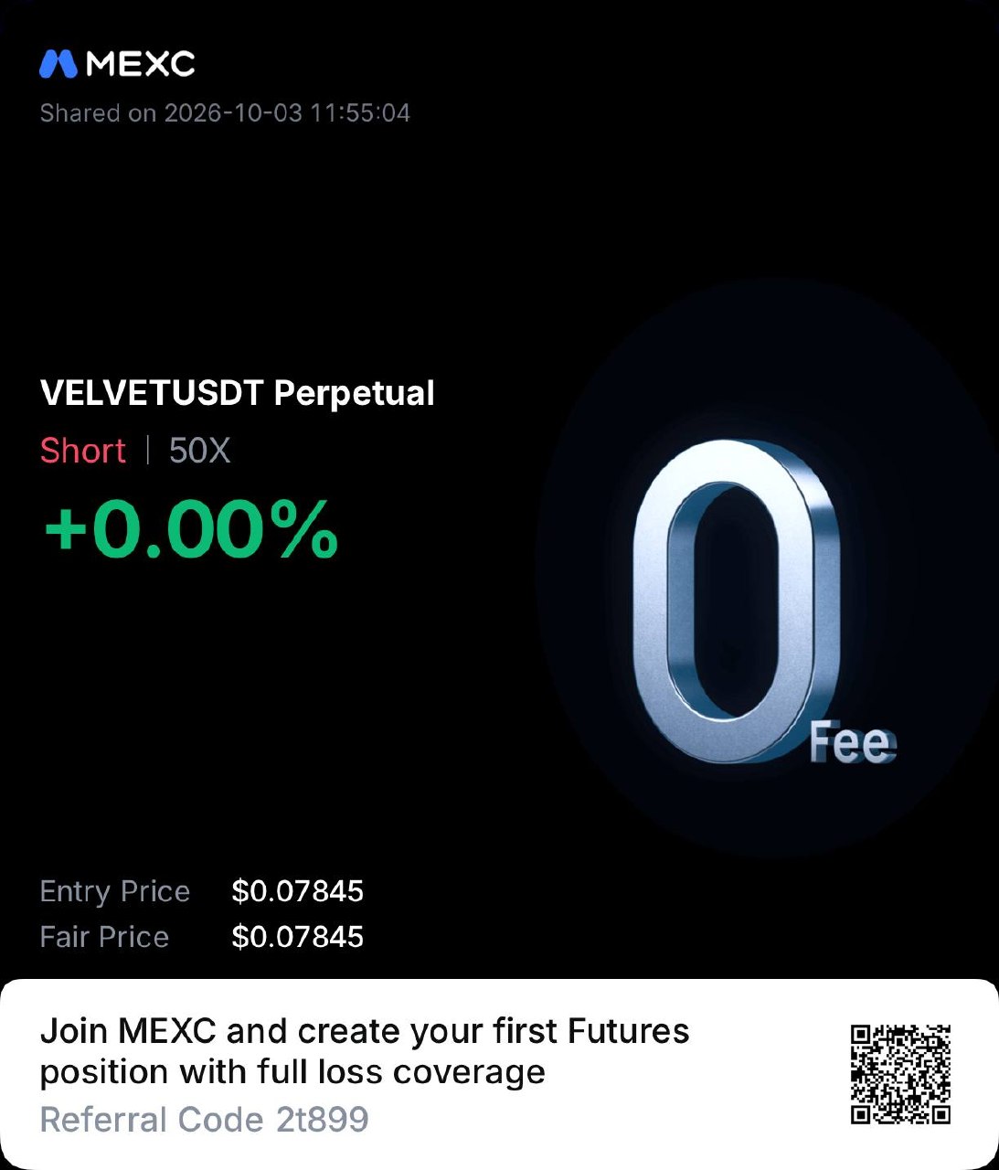 VELVETUSDT SHORT signal screenshot by Whale Crypto 🐋 💎