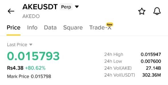 AKEUSDT LONG signal screenshot by Whales Pumps
