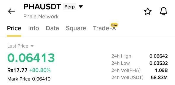 PHAUSDT LONG signal screenshot by Whales Pumps