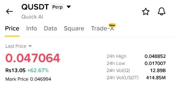 اسکرین‌شات سیگنال QUSDT LONG از Whales Pumps