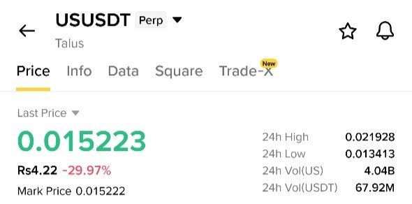 اسکرین‌شات سیگنال USUSDT LONG از Whales Pumps