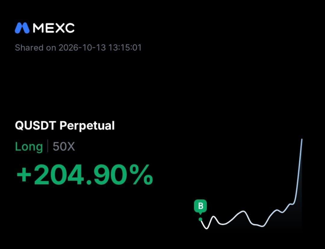 QUSDT LONG signal screenshot by Whales Pumps