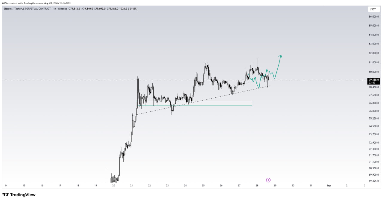 BTCUSDT LONG signal screenshot by Wolf of Trading®